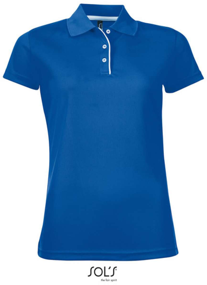 Sol's Performer Women - Sports Polo Shirt - modrá
