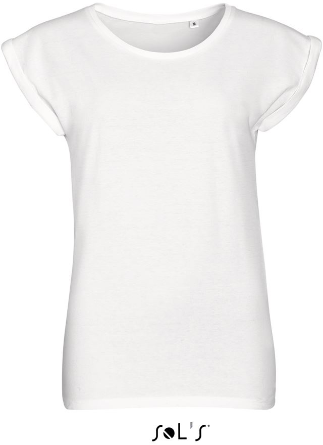 Sol's Melba - Women’s Round Neck T-shirt - bílá