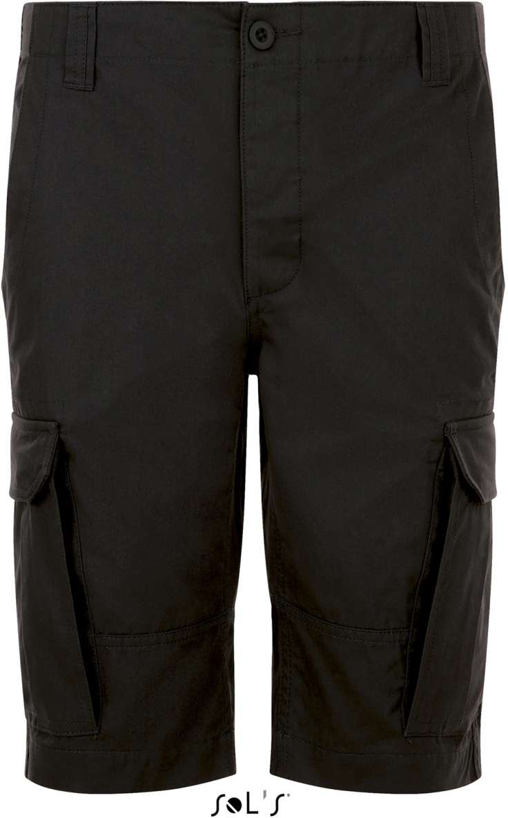 Sol's Jackson - Men's Bermuda Shorts - čierna