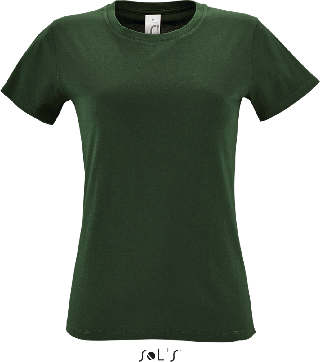 Sol's Regent Women - Round Collar T-shirt - zelená