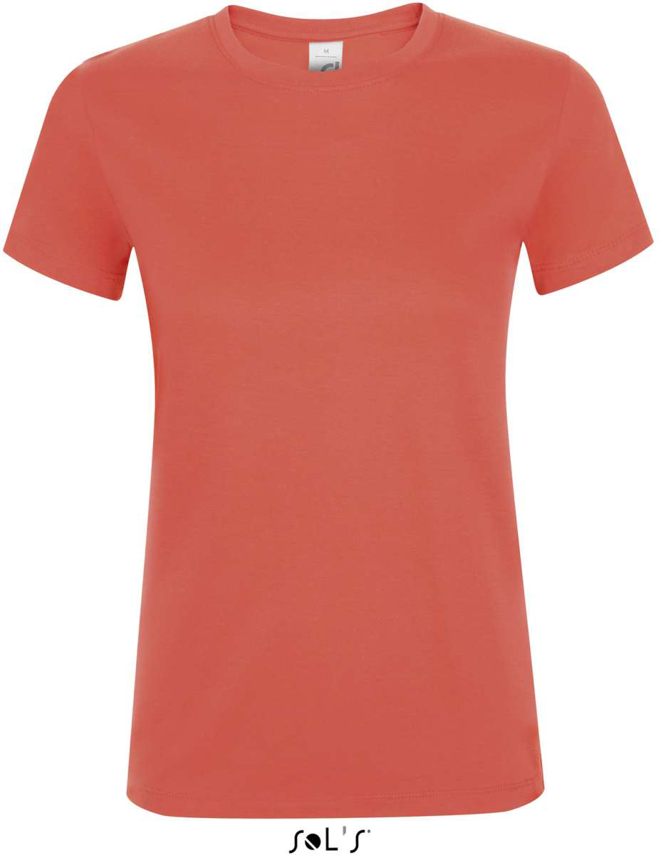 Sol's Regent Women - Round Collar T-shirt - červená