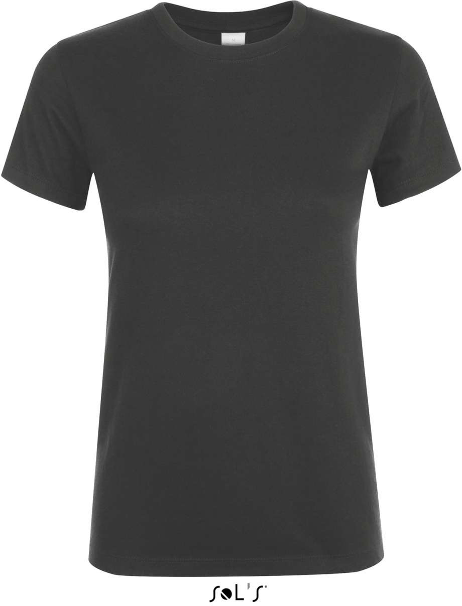 Sol's Regent Women - Round Collar T-shirt - Sol's Regent Women - Round Collar T-shirt - Charcoal