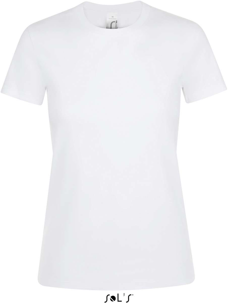 Sol's Regent Women - Round Collar T-shirt - Sol's Regent Women - Round Collar T-shirt - White