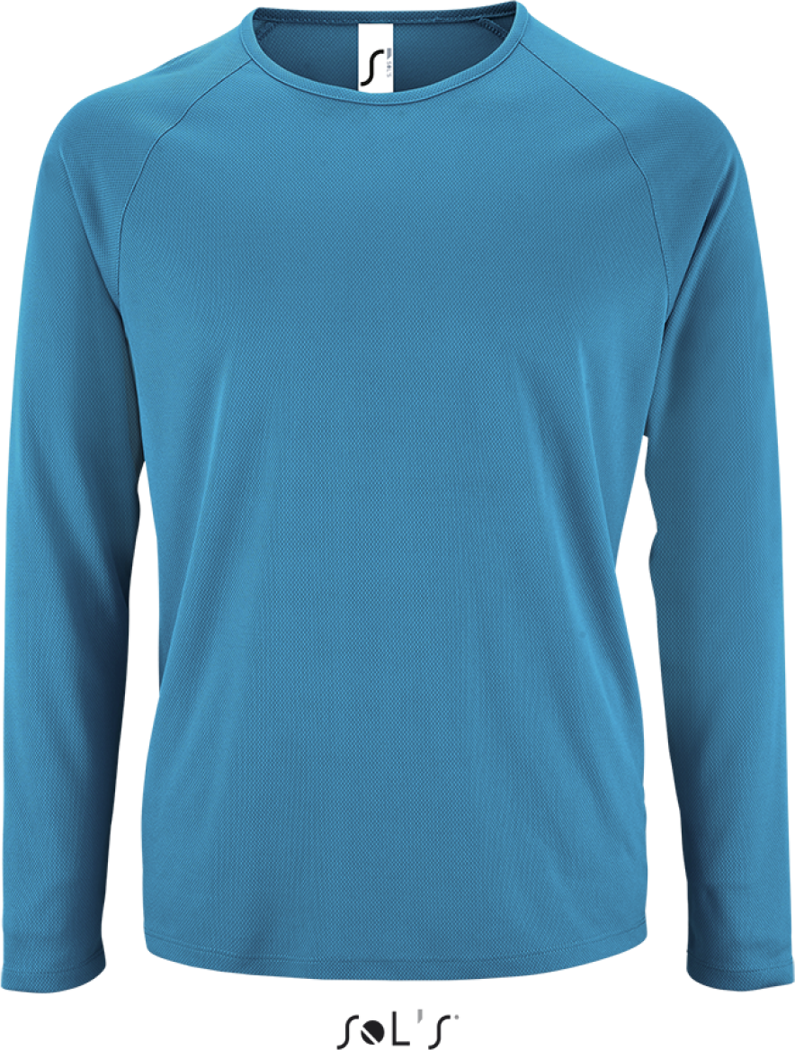 Sol's Sporty Lsl Men - Long-sleeve Sports T-shirt - blau