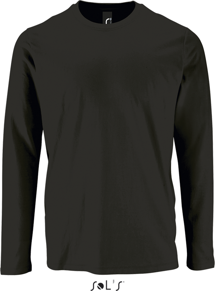 Sol's imperial Lsl Men - Long-sleeve T-shirt - černá