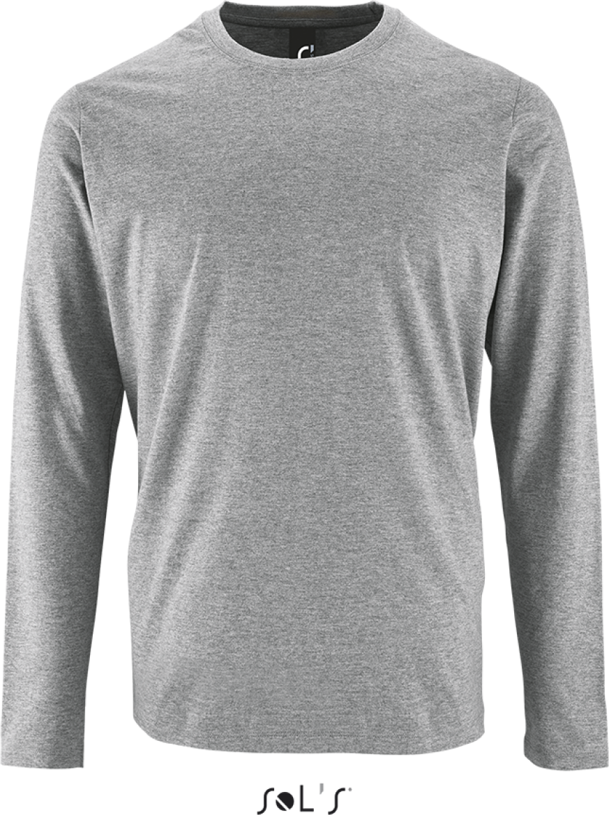 Sol's imperial Lsl Men - Long-sleeve T-shirt - šedá