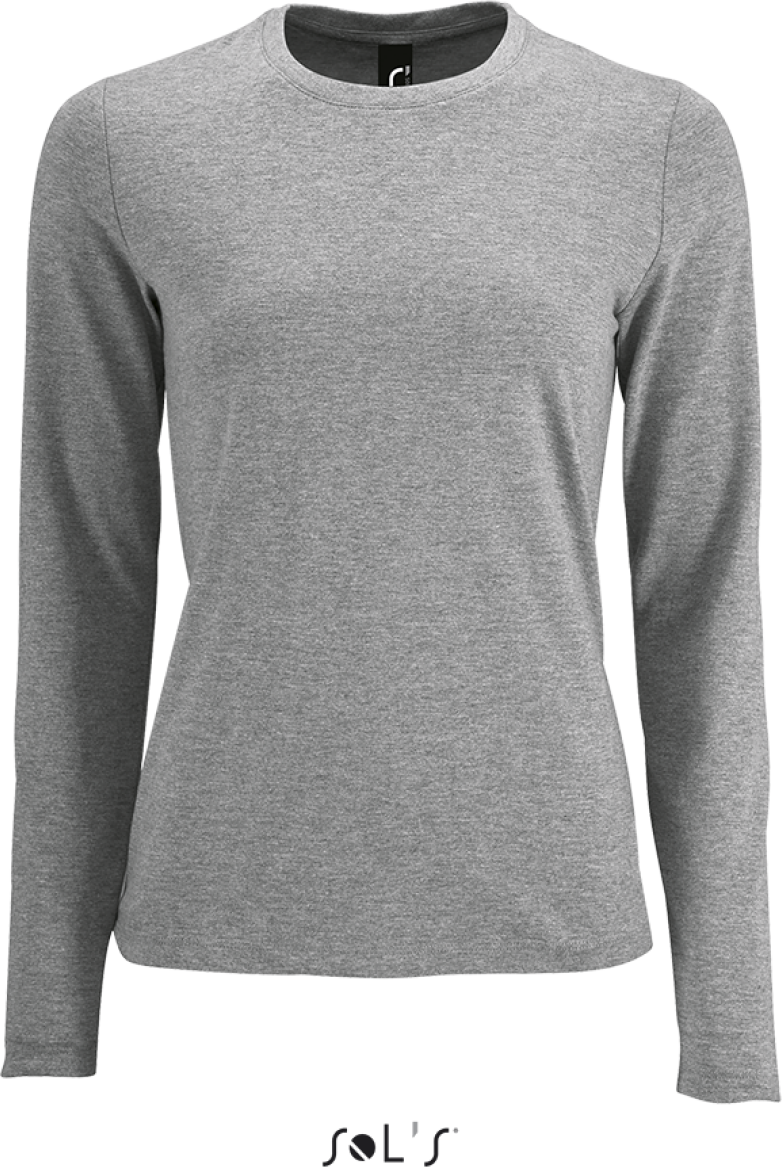 Sol's imperial Lsl Women - Long-sleeve T-shirt - Sol's imperial Lsl Women - Long-sleeve T-shirt - Sport Grey