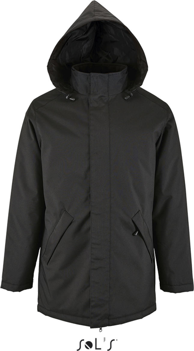 Sol's Robyn - Unisex Jacket With Padded Lining - černá