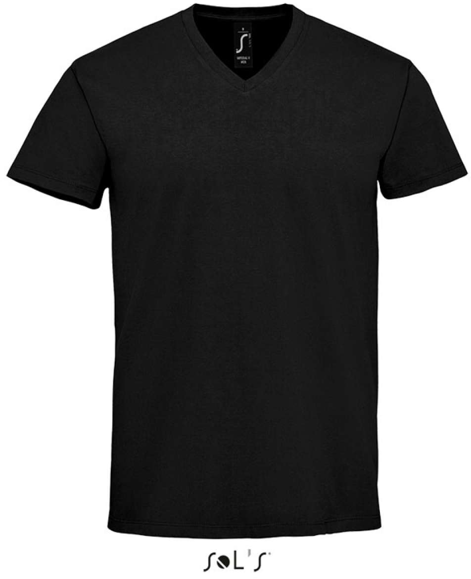 Sol's imperial V Men - V-neck T-shirt - black
