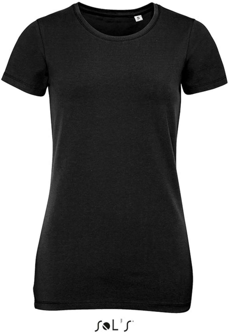 Sol's Millenium Women - Round-neck T-shirt - černá