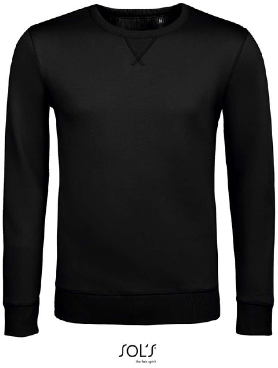 Sol's Sully - Men’s Round-neck Sweatshirt - schwarz