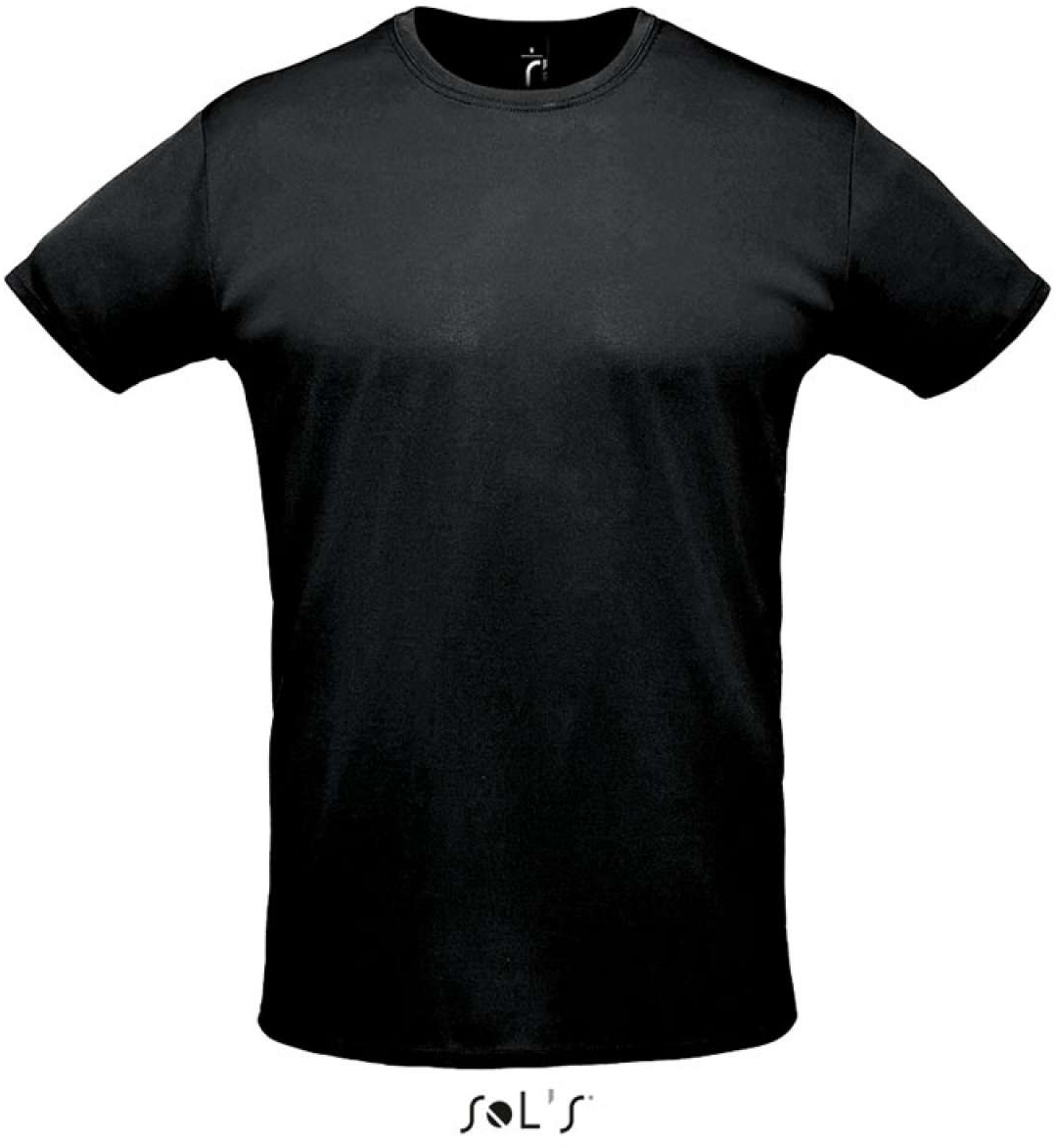 Sol's Sprint - Unisex Sport T-shirt - schwarz