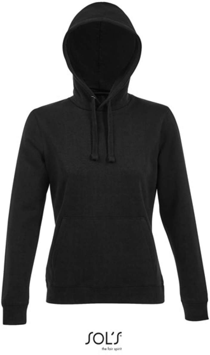 Sol's Spencer Women - Hooded Sweatshirt - čierna