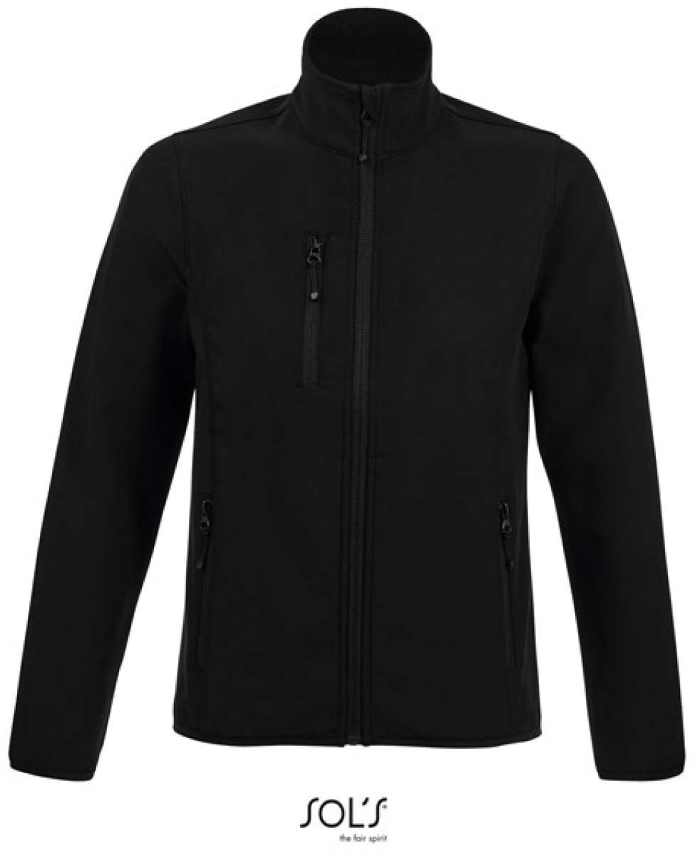 Sol's Radian Women - Softshell Zip Jacket - čierna