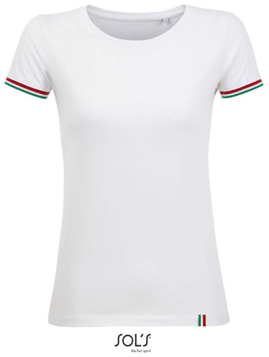 Sol's Rainbow Women - Short Sleeve T-shirt - biela