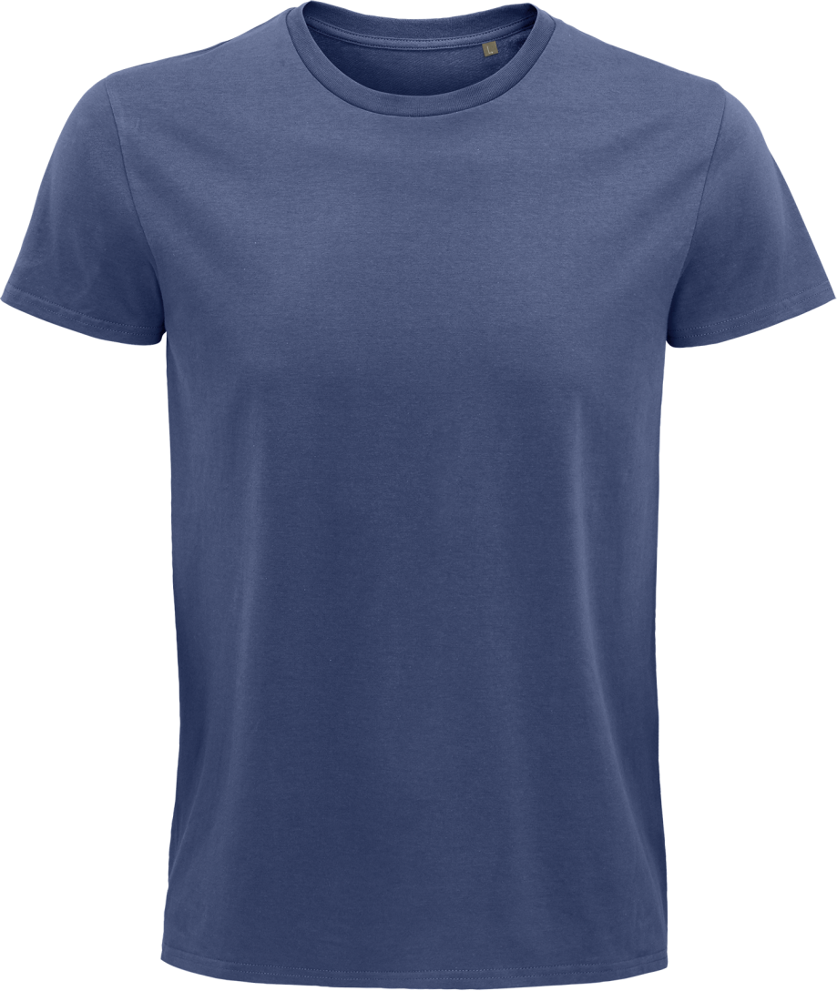 Sol's Pioneer Men - Round-neck Fitted Jersey T-shirt - modrá