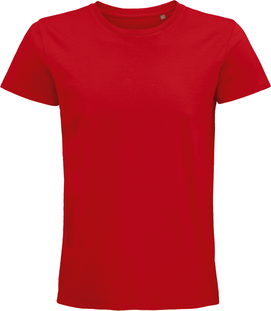 Sol's Pioneer Men - Round-neck Fitted Jersey T-shirt - červená