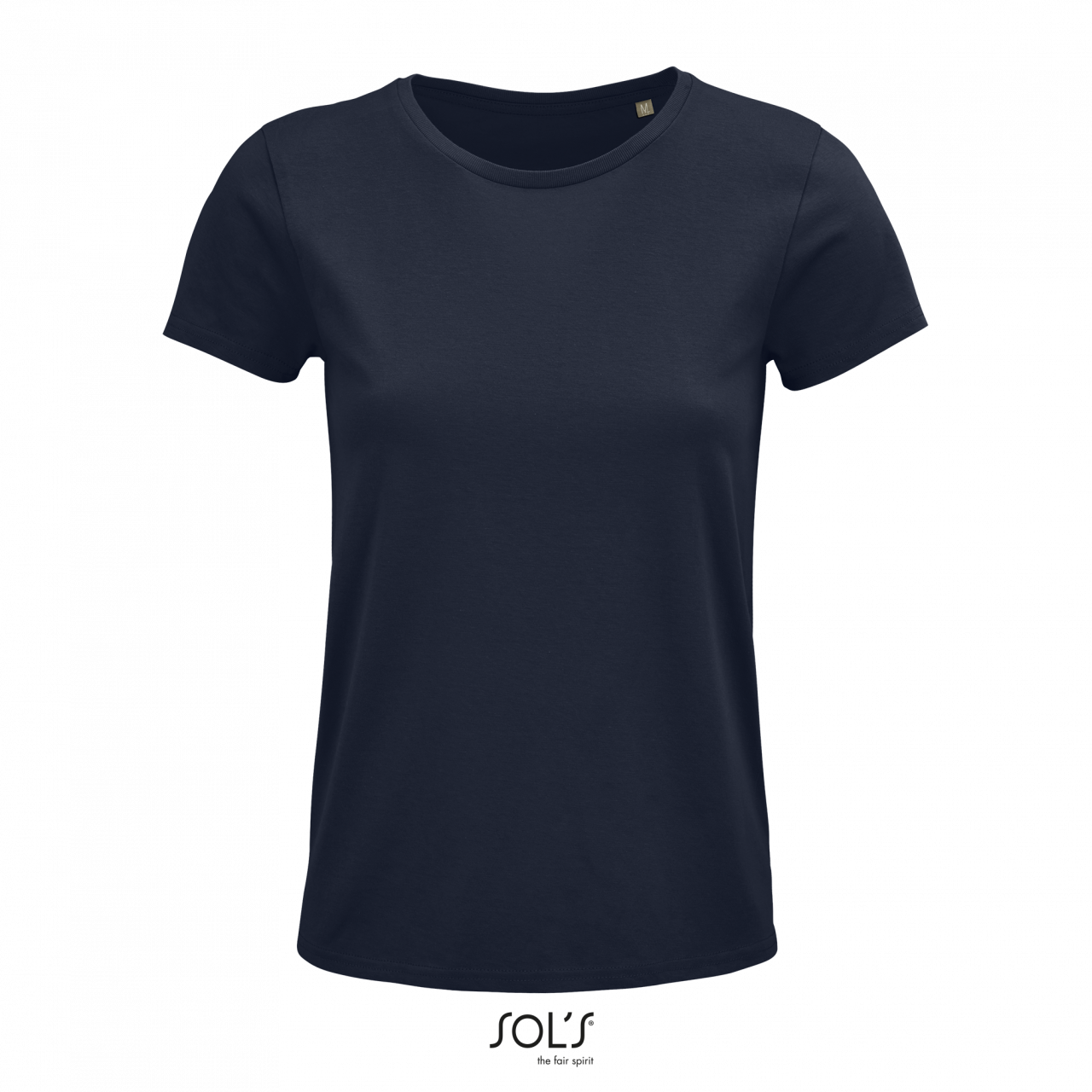 Sol's Crusader Women - Round-neck Fitted Jersey T-shirt - modrá