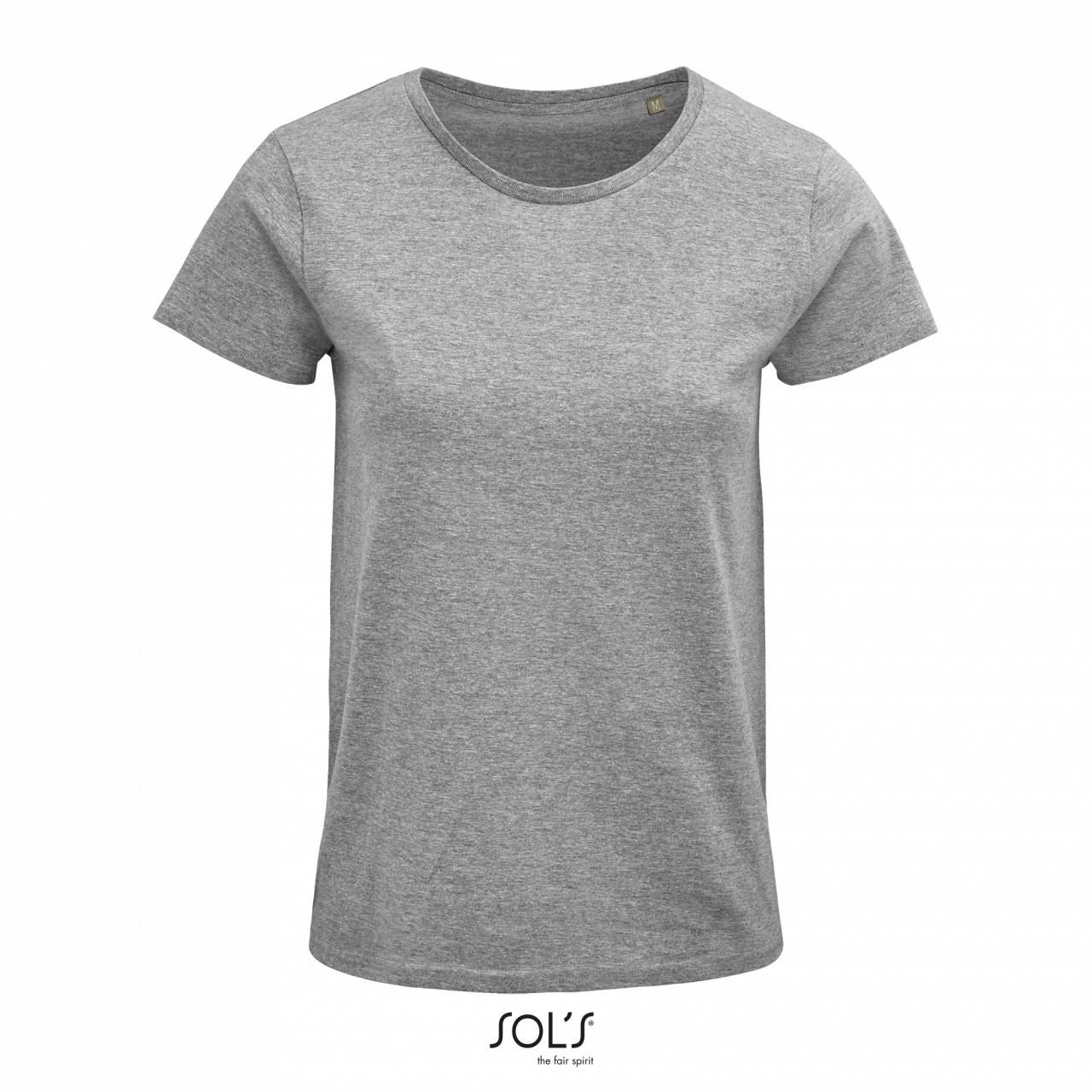 Sol's Crusader Women - Round-neck Fitted Jersey T-shirt - Sol's Crusader Women - Round-neck Fitted Jersey T-shirt - Sport Grey