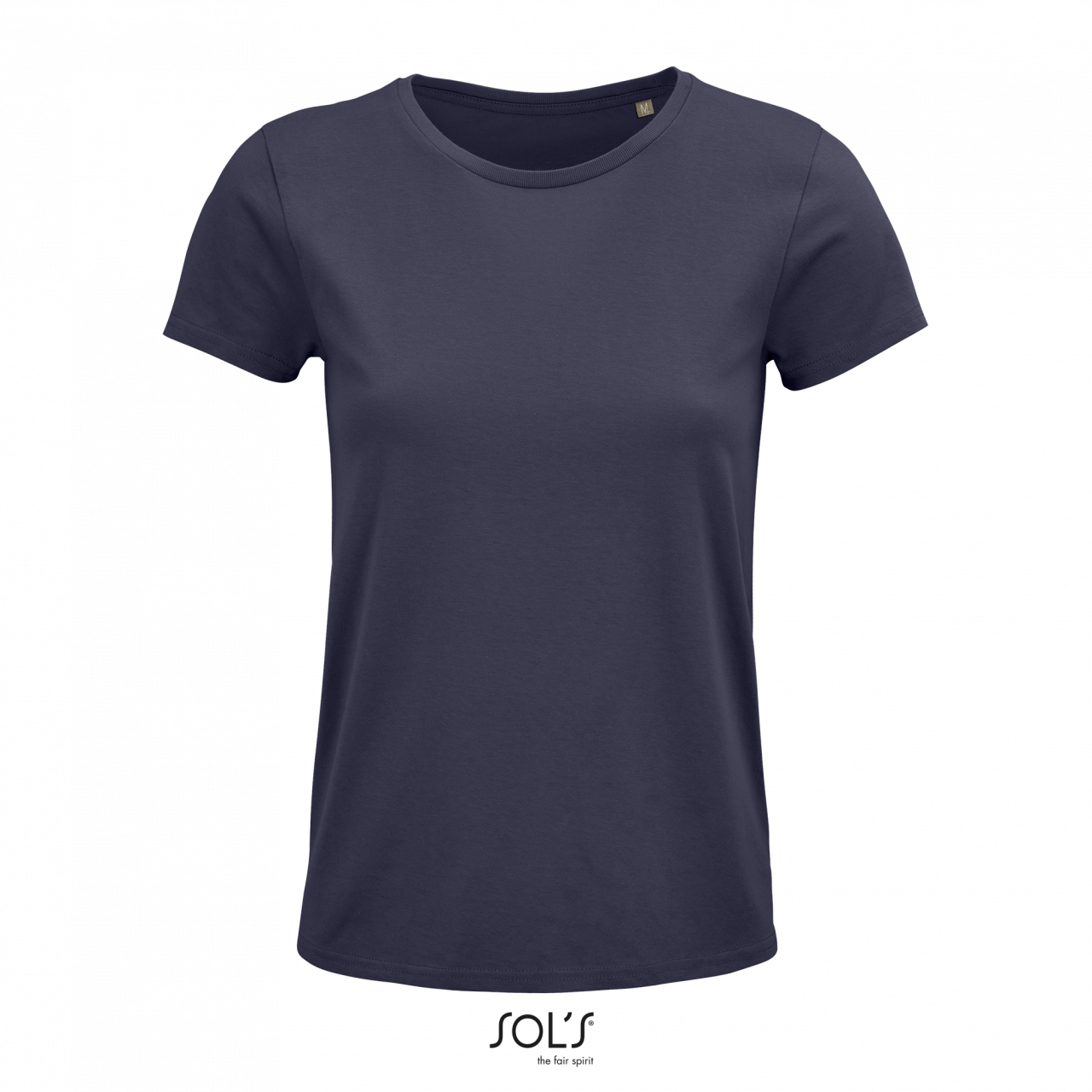 Sol's Crusader Women - Round-neck Fitted Jersey T-shirt - šedá