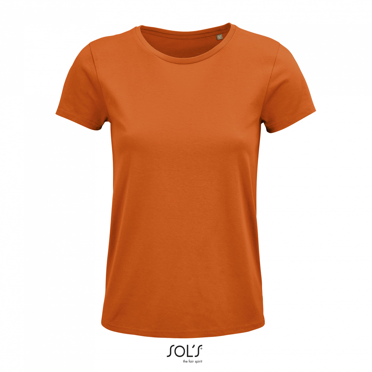 Sol's Crusader Women - Round-neck Fitted Jersey T-shirt - oranžová