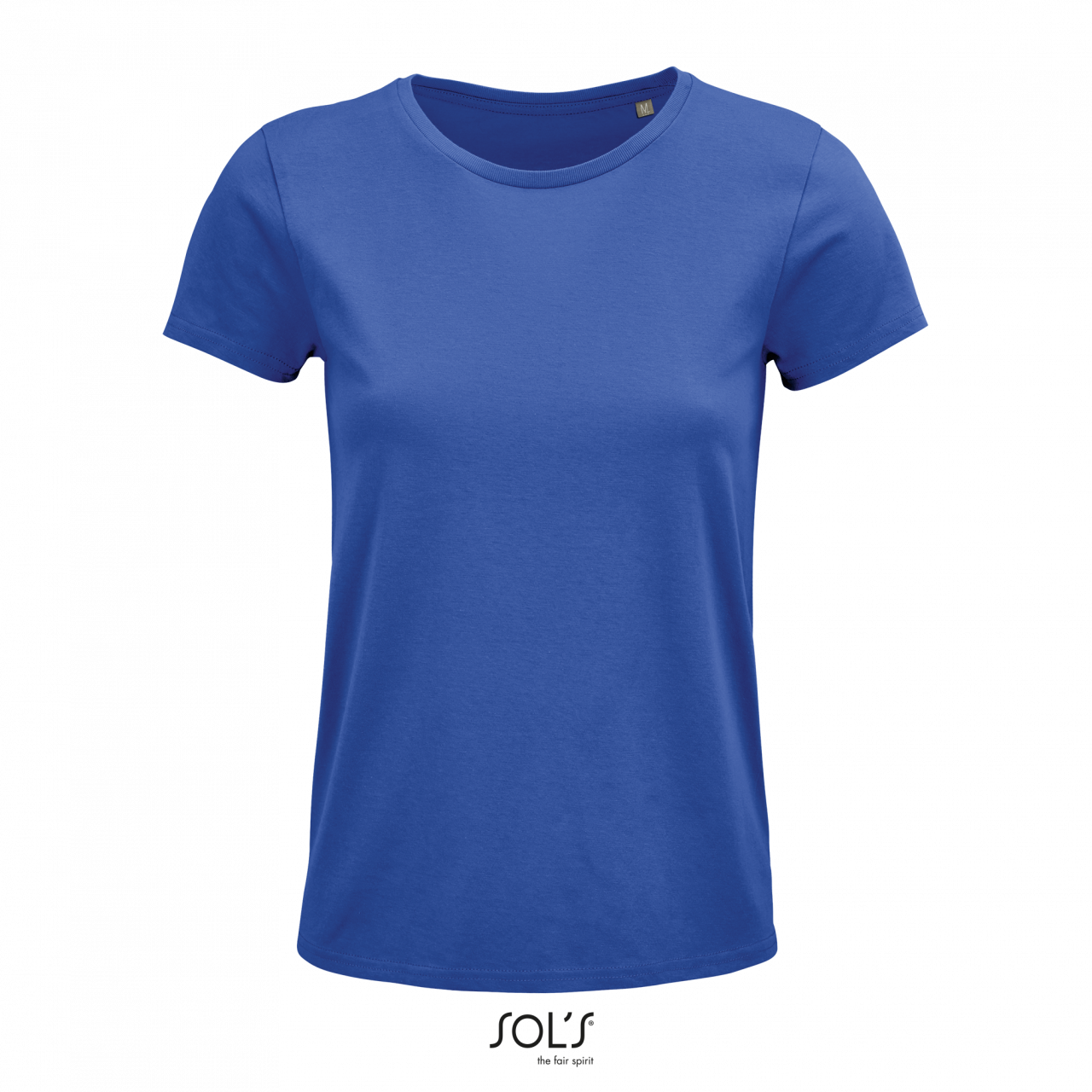 Sol's Crusader Women - Round-neck Fitted Jersey T-shirt - modrá