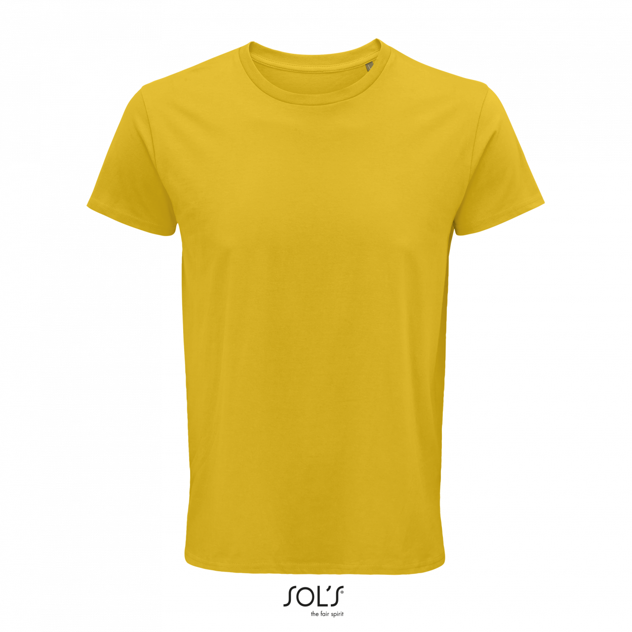 Sol's Crusader Men - Round-neck Fitted Jersey T-shirt - žltá
