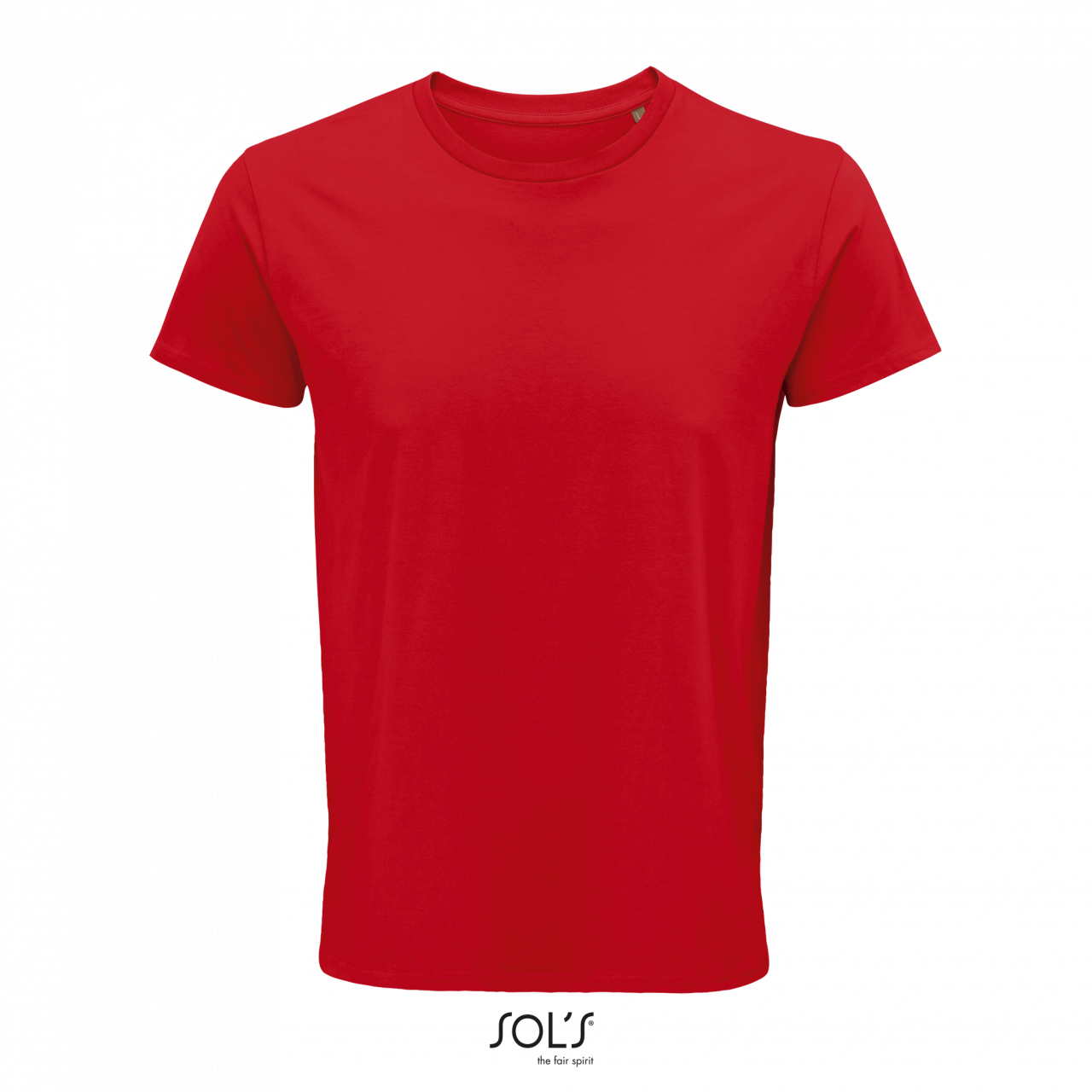 Sol's Crusader Men - Round-neck Fitted Jersey T-shirt - červená