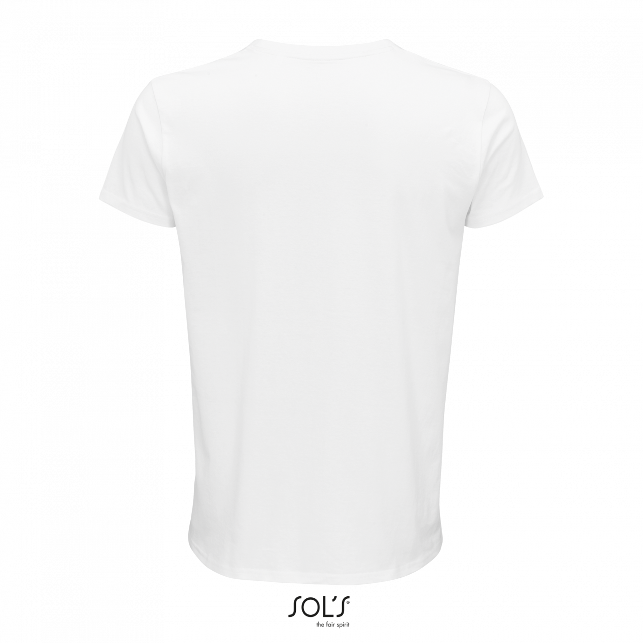 Sol's Crusader Men - Round-neck Fitted Jersey T-shirt - biela