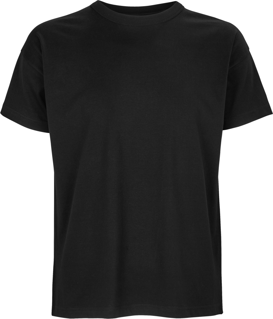 Sol's Boxy Men's Oversized T-shirt - čierna