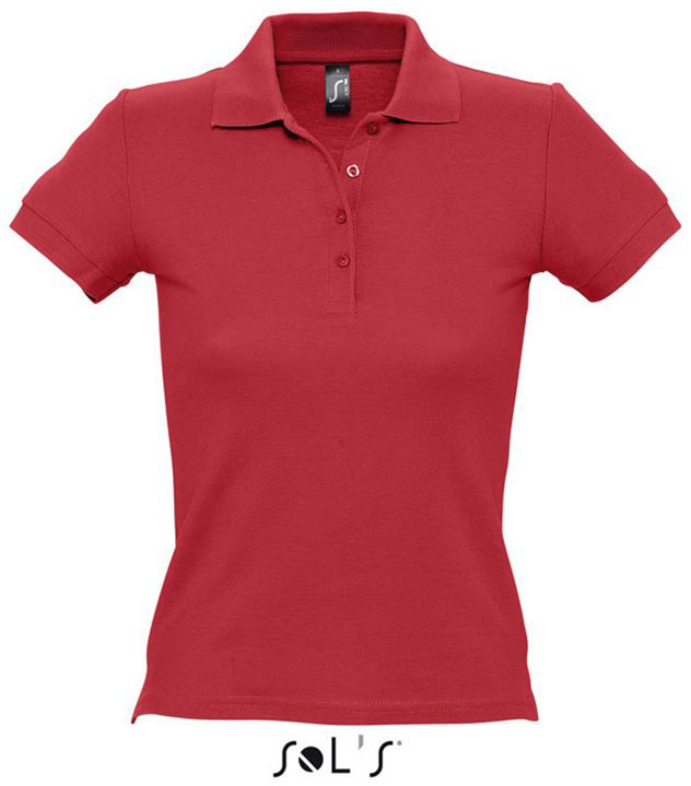 Sol's People - Women's Polo Shirt - červená