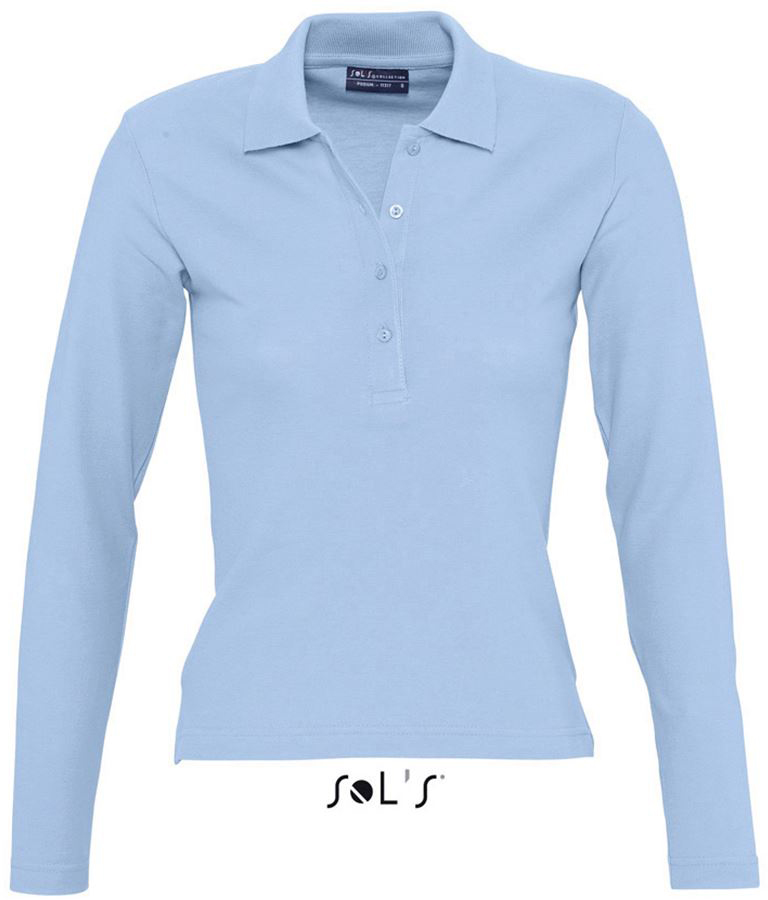 Sol's Podium - Women's Polo Shirt - modrá