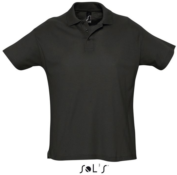 Sol's Summer Ii - Men's Polo Shirt - Sol's Summer Ii - Men's Polo Shirt - Black