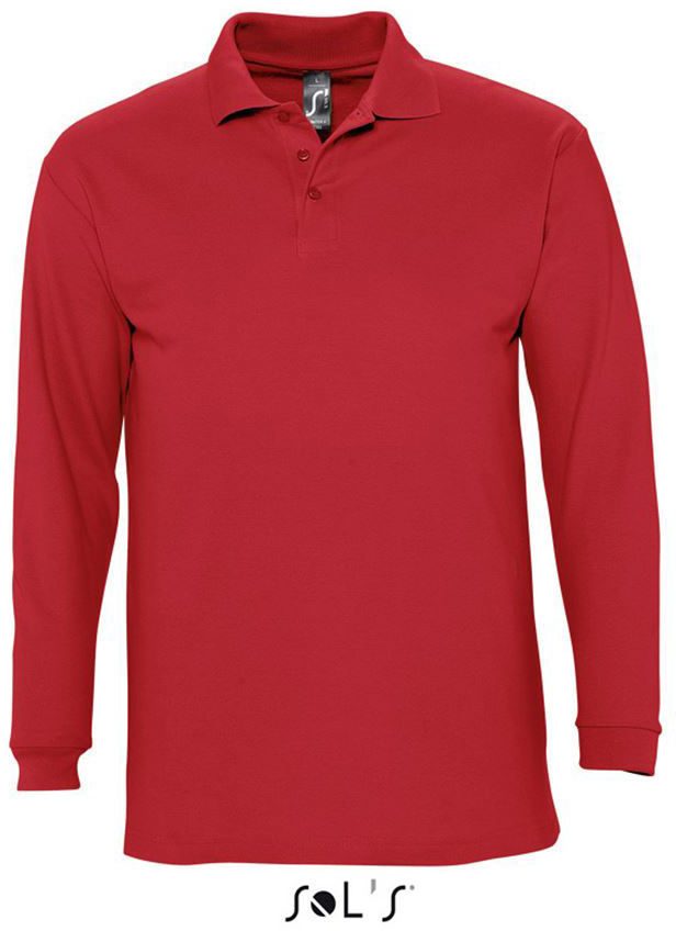 Sol's Winter Ii - Men's Polo Shirt - červená