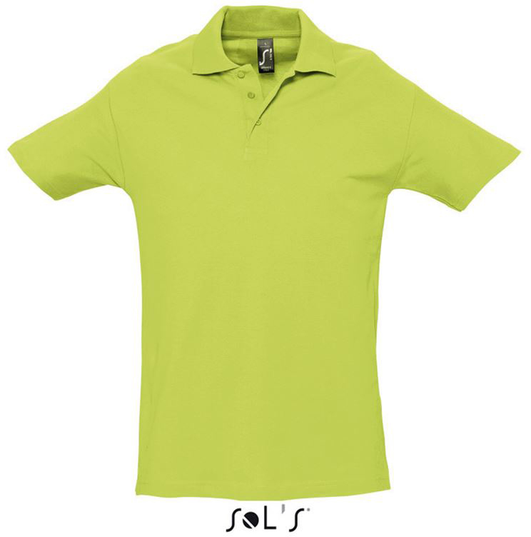 Sol's Spring Ii - Men’s Pique Polo Shirt - Sol's Spring Ii - Men’s Pique Polo Shirt - Kiwi