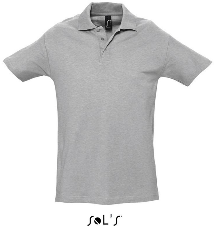 Sol's Spring Ii - Men’s Pique Polo Shirt - šedá