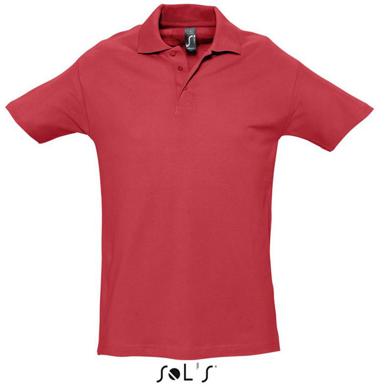 Sol's Spring Ii - Men’s Pique Polo Shirt - červená