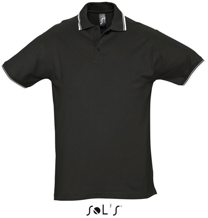 Sol's Practice Men - Polo Shirt - Sol's Practice Men - Polo Shirt - Black
