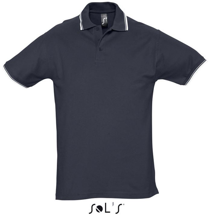Sol's Practice Men - Polo Shirt - modrá