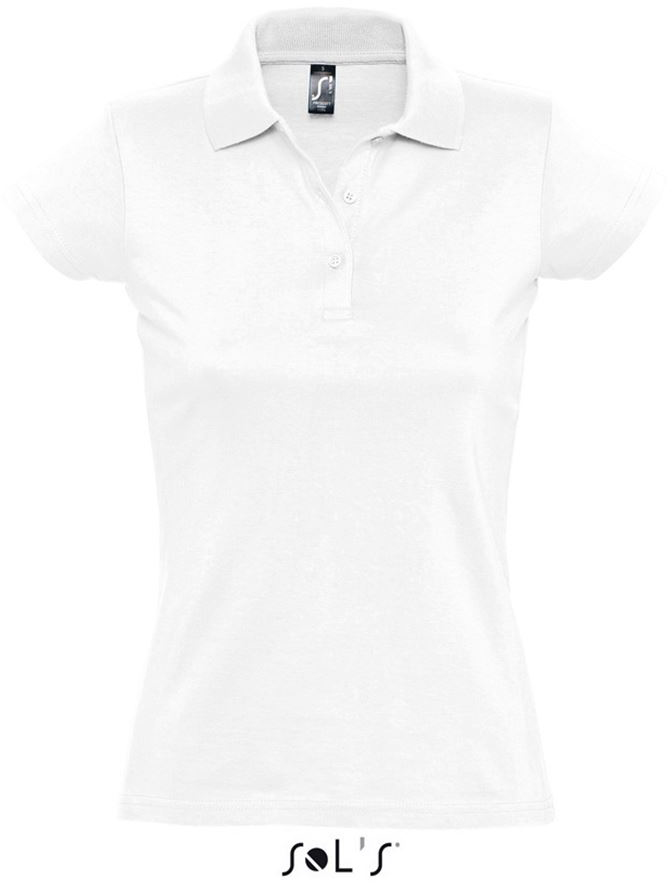 Sol's Prescott Women - Polo Shirt - biela