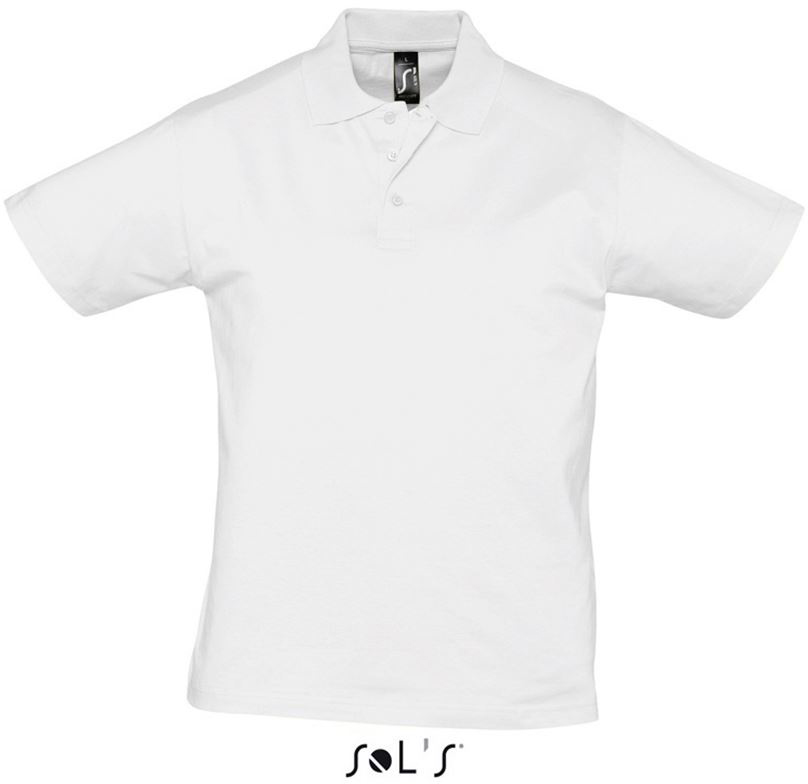 Sol's Prescott Men - Polo Shirt - Sol's Prescott Men - Polo Shirt - White