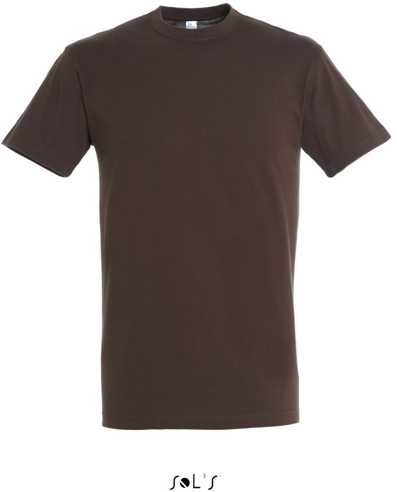 Sol's Regent - Unisex Round Collar T-shirt - hnedá