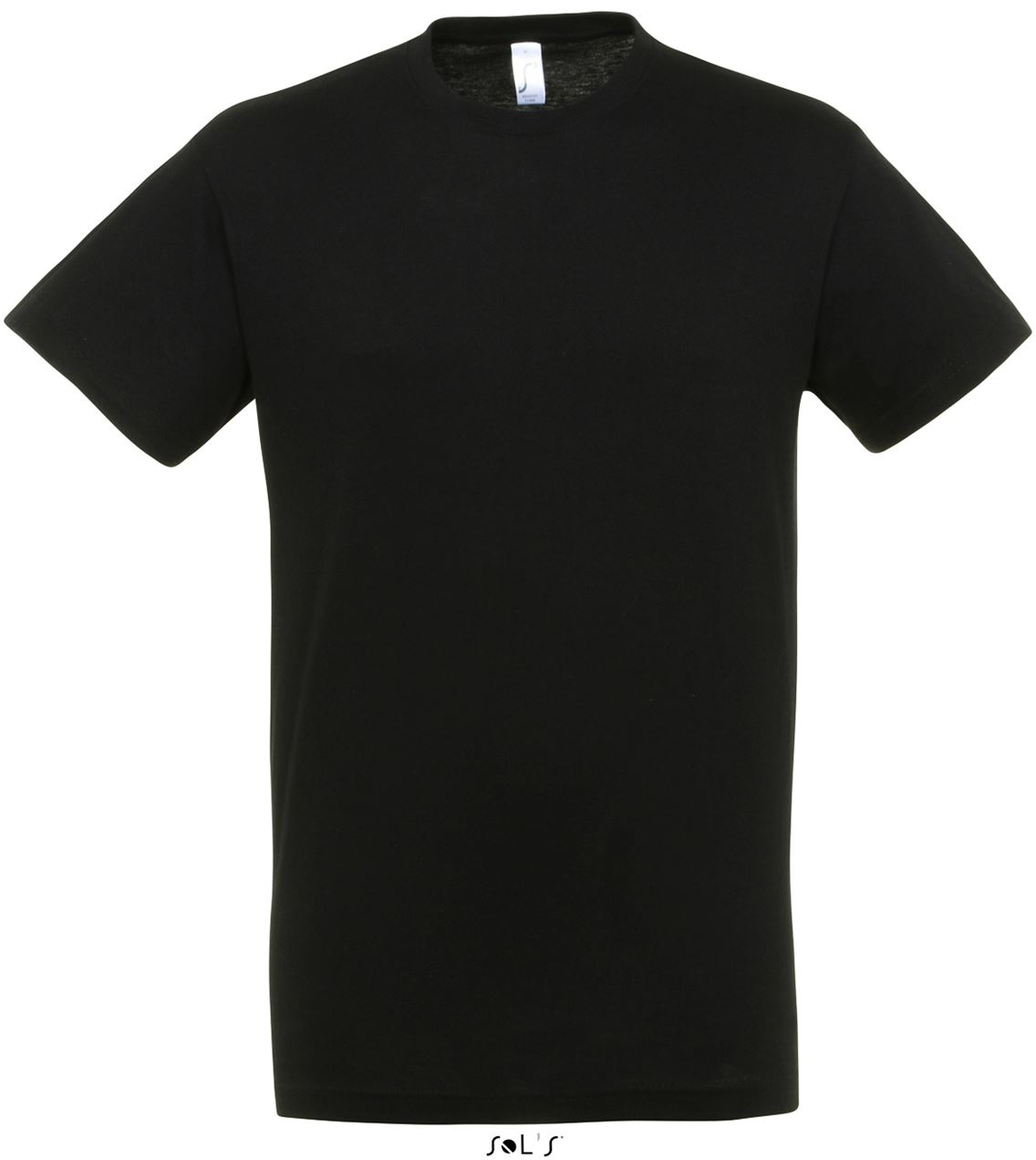 Sol's Regent - Unisex Round Collar T-shirt - čierna
