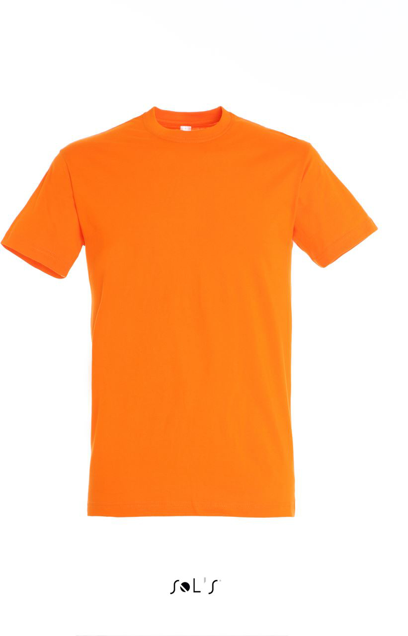 Sol's Regent - Unisex Round Collar T-shirt - oranžová