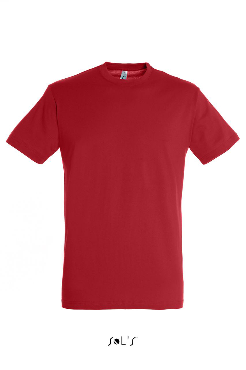 Sol's Regent - Unisex Round Collar T-shirt - červená