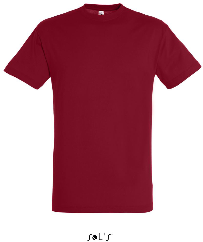 Sol's Regent - Unisex Round Collar T-shirt - red