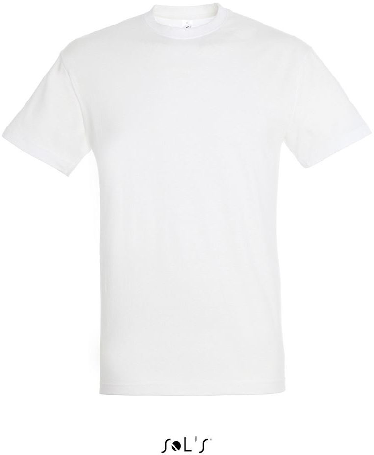 Sol's Regent - Unisex Round Collar T-shirt - bílá