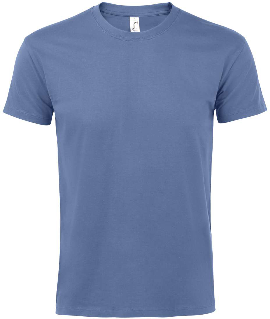 Sol's imperial - Men's Round Collar T-shirt - blau