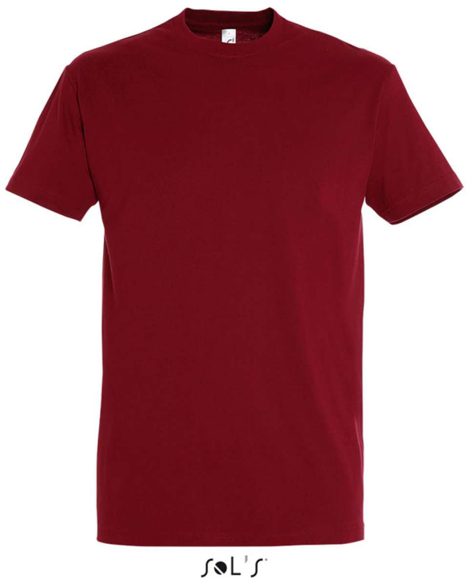 Sol's imperial - Men's Round Collar T-shirt - Sol's imperial - Men's Round Collar T-shirt - Garnet