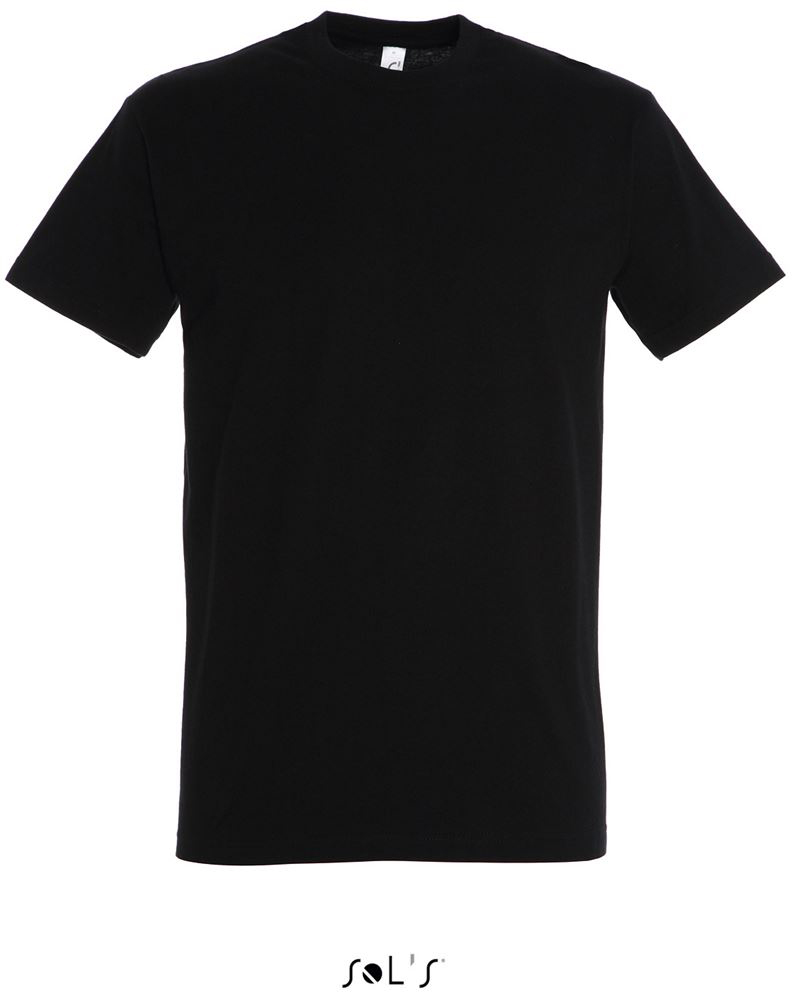 Sol's imperial - Men's Round Collar T-shirt - čierna